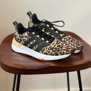 Adidas Black and Gold Athletic Shoes with Bold Design